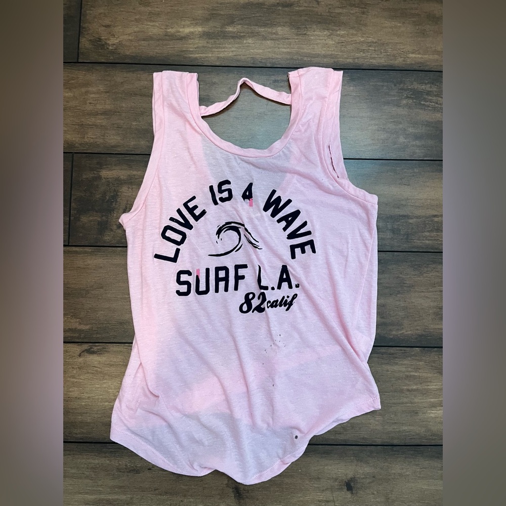 Pink ardene tank top